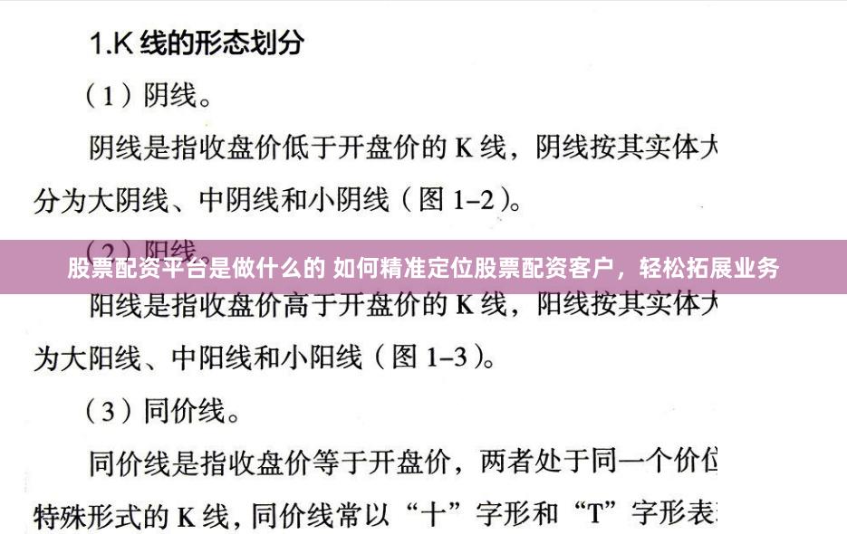 股票配资平台是做什么的 如何精准定位股票配资客户，轻松拓展业务