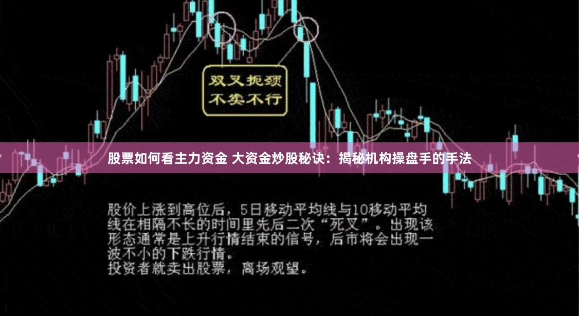 股票如何看主力资金 大资金炒股秘诀：揭秘机构操盘手的手法